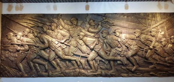 望江縣渡江紀念館浮雕